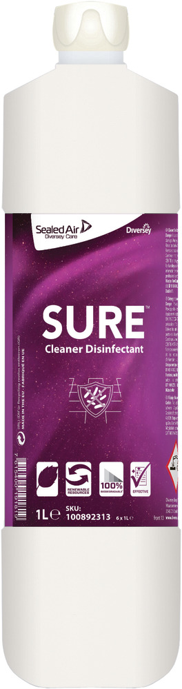 Desinfioiva puhdistusaine SURE Cleaner Disinfectant