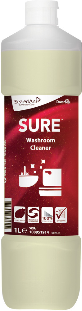 Saniteettitilojen puhdistusaine SURE Washroom Cleaner