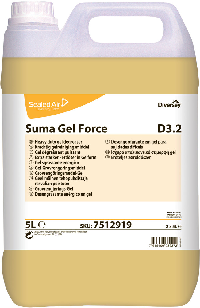 Tehopuhdistusaine Suma Gel Force D3.2