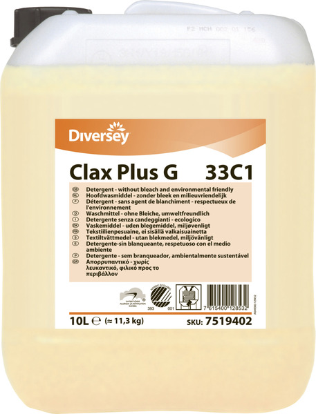 Tekstiilinpesuaine Clax Plus G