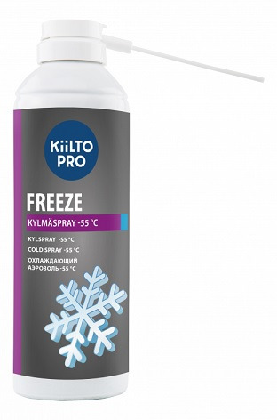 Kylmäspray Kiilto Freeze -55 °C
