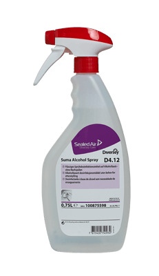 Desinfioiva puhdistusaine Suma Alcohol Spray D4.12