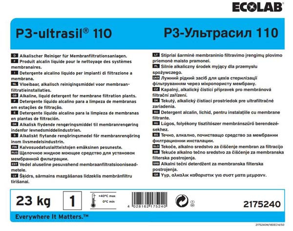Erikoispesuneste P3-ultrasil 110