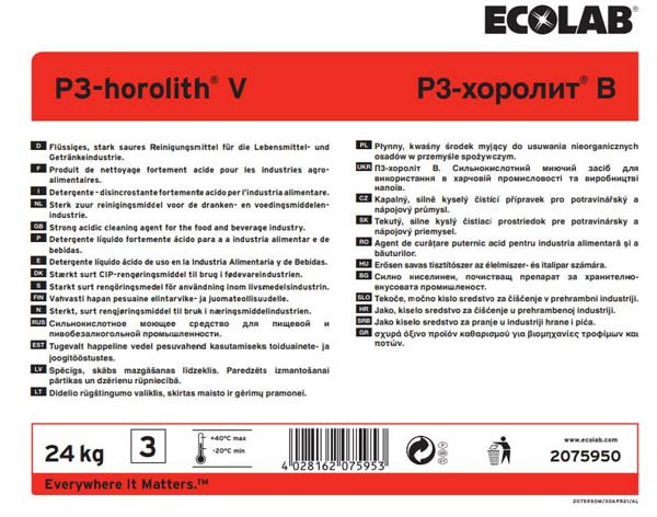 Kiertopesuaine P3-horolith V