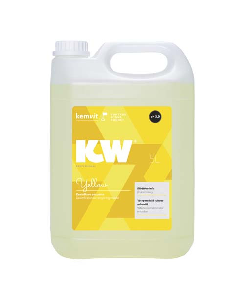 Desinfioiva puhdistusaine KW Yellow