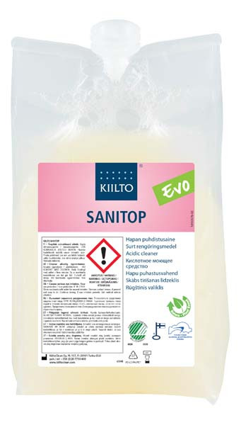 Saniteettitilojen puhdistusaine Kiilto Sanitop